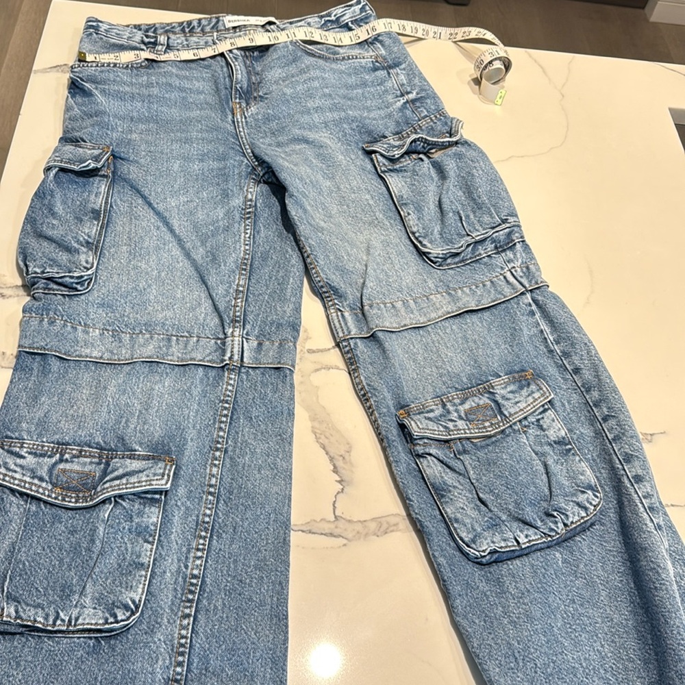 Bershka Cargo Jeans Size 6